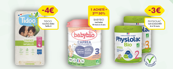 Promotions bébé